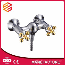 sanitary ware dual handle bathroom faucet wall mounted shower mixer taps fashion bathroom mixer